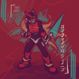 rockman zero - coloured